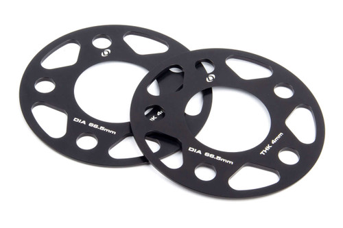 Dinan Spacers; 5x112 - 66.5mm CB - 4mm Thick Dinan Spacers; 5x112 - 66.5mm CB - 4mm Thick