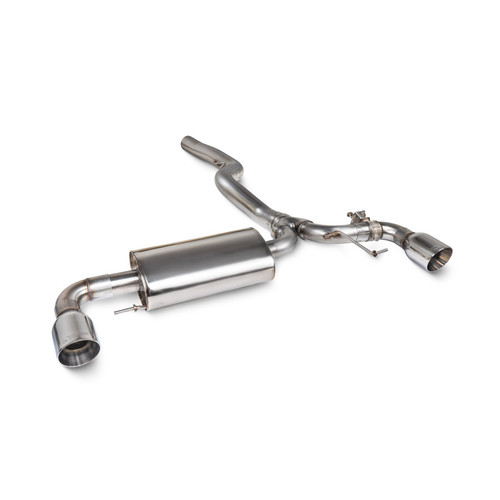 Scorpion GPF-Back system with electronic valve - Polished 100mm Daytona trims - SBM109 Scorpion GPF-Back system with electronic valve - Polished 100mm Daytona trims - SBM109