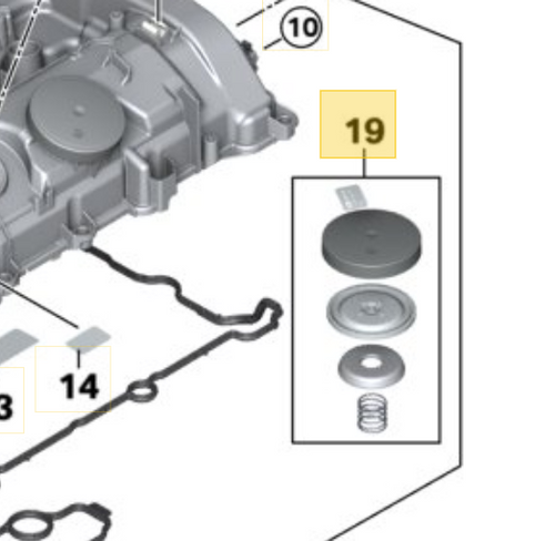 Genuine BMW B58 (GEN 1) PCV Repair Kit Genuine BMW B58 (GEN 1) PCV Repair Kit