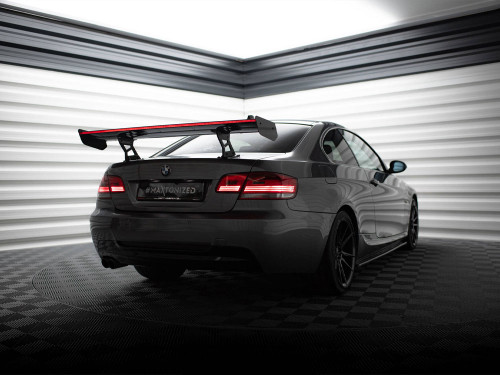 Maxton Design Carbon Spoiler With Internal Brackets Uprights + LED BMW 3 / M3 Coupe E92