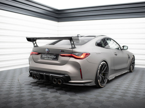 Maxton Design Carbon Spoiler With External Brackets Uprights BMW M4 G82 / G82 Facelift / M440i / 4 M-Pack G22 / G22 Facelift