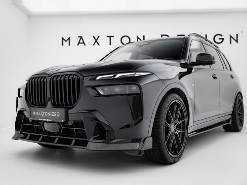 Maxton Design Carbon Fiber Front Splitter BMW X7 M-Pack G07 Facelift