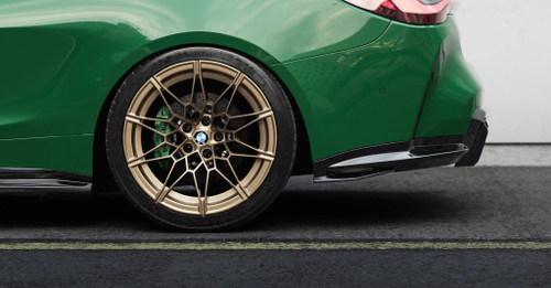 BMW M4 G82 G83 EVO-S Gloss Black Diffuser Extensions by ZAERO (2021+)