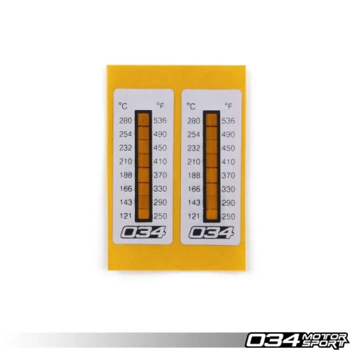 034Motorsport Temperature Indicating Caliper Stickers