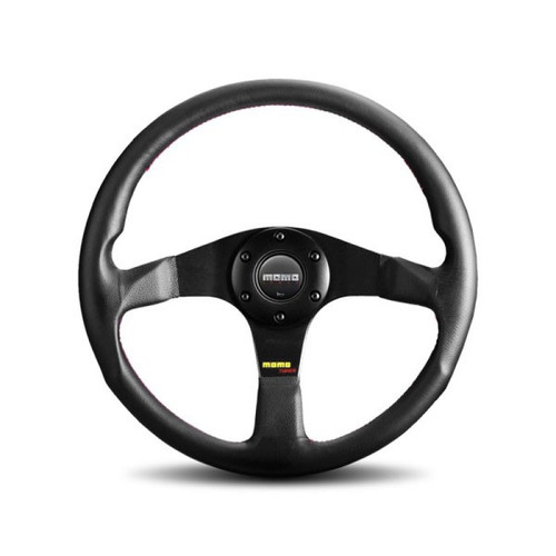 Momo Street TUNER - Black Leather Steering Wheel Momo Street TUNER - Black Leather Steering Wheel