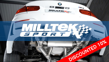 Milltek Exhaust Systems Discounted at 10%