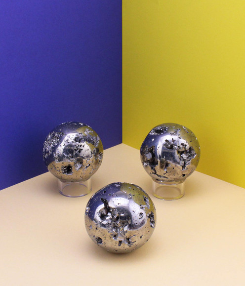 Pyrite Orbs - medium
