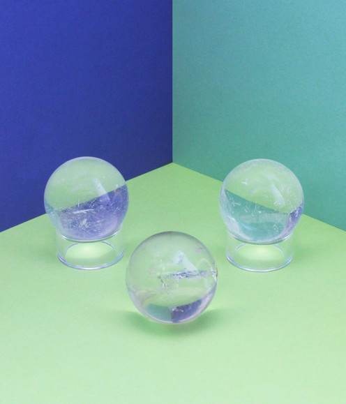Clear Quartz Orbs - small