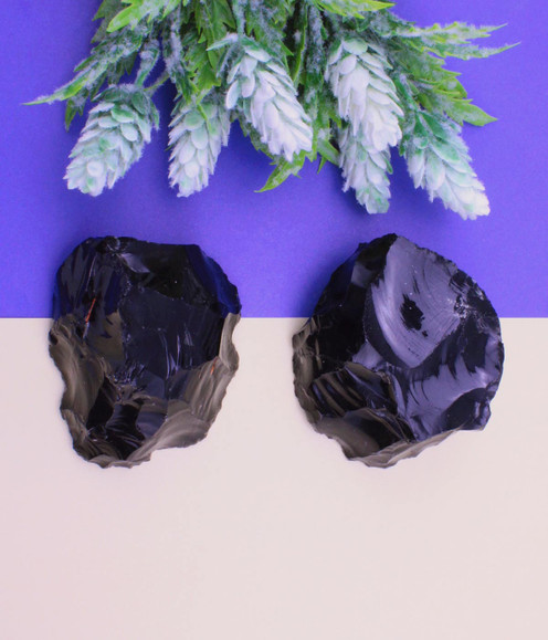 Obsidian Raw - a variety of medium sized pieces