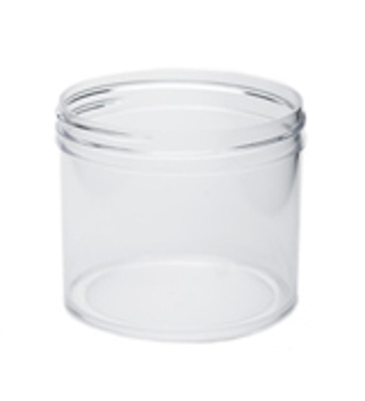4 oz Clear Plastic Jar Regular Wall 4-70-CPS