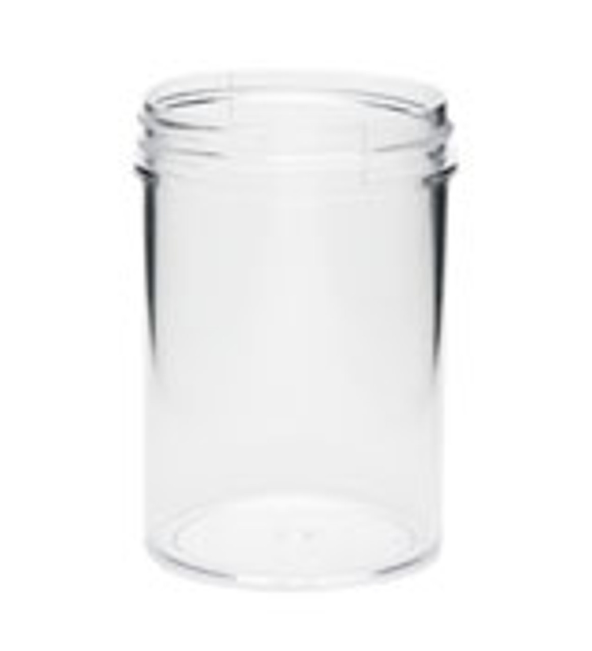 4 oz Clear Plastic Jar Regular Wall 4-70-CPS