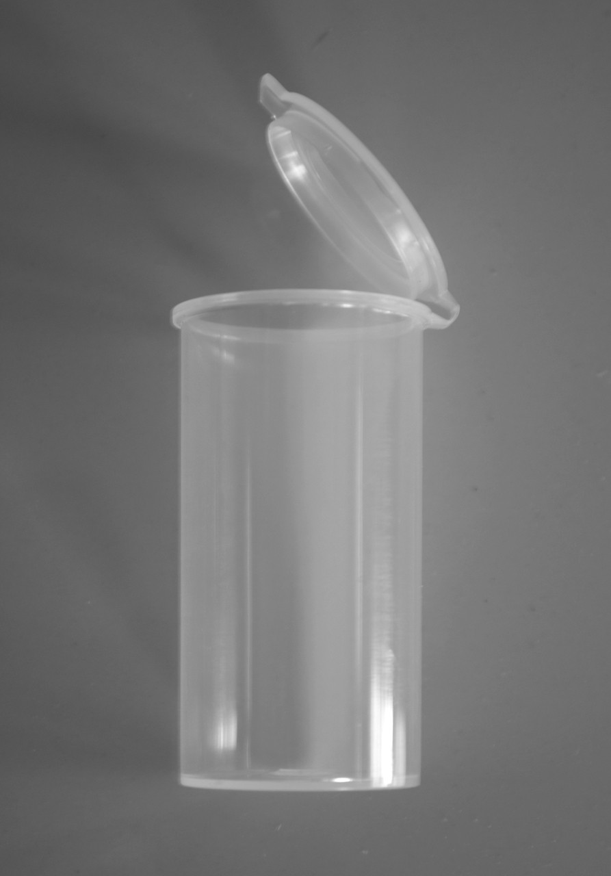 2oz Clear PP Plastic Attached Lid Containers (Clear Attached Cap) - Clear