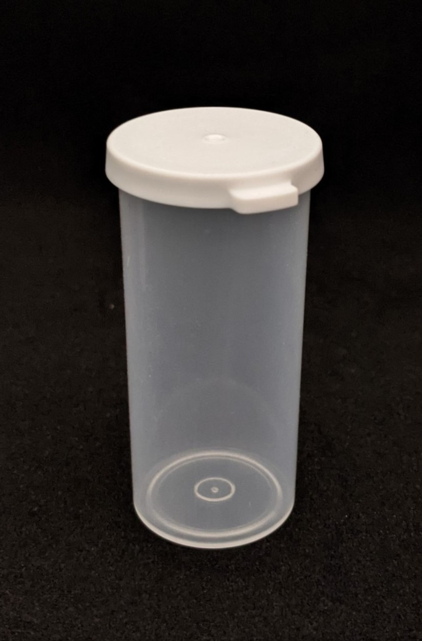 2.5 Dram Clear Polystyrene Plastic Vial (.28 oz.)