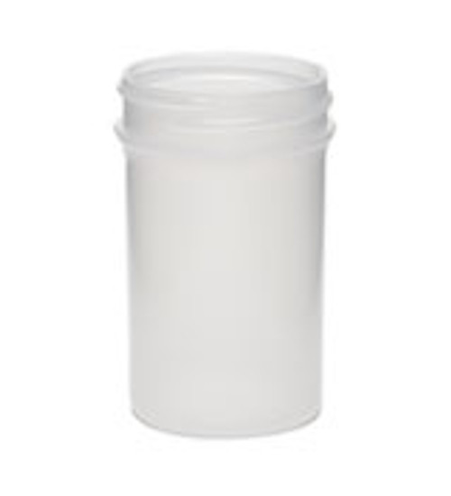 2 oz Natural Plastic Jar REGULAR WALL 2-43-NPPC