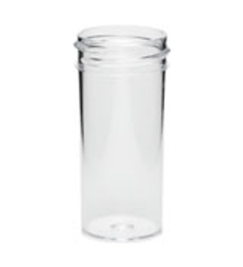 1 oz Clear Plastic Jar Regular Wall 1-33-CPS