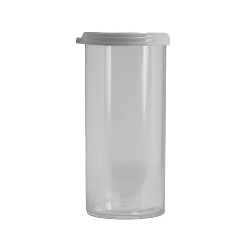 Clear Polystyrene Plastic Vials with Cap