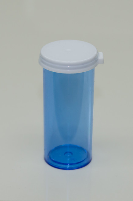 2.5 Dram Clear Polystyrene Plastic Vial (.28 oz.)