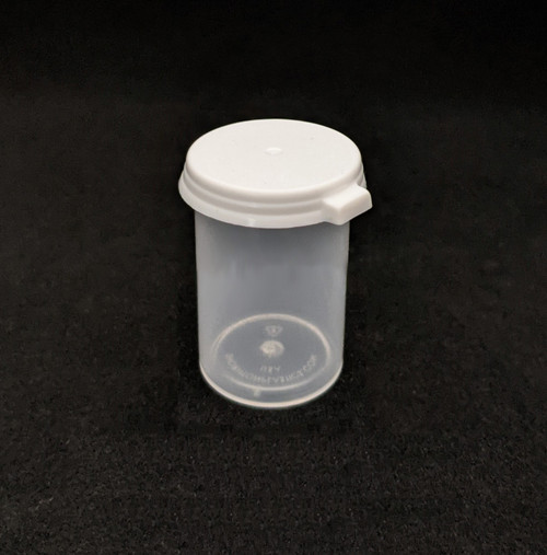 3.5 Dram (0.44 oz.) Natural Polypropylene Vial (1800/case)  3.5UPP