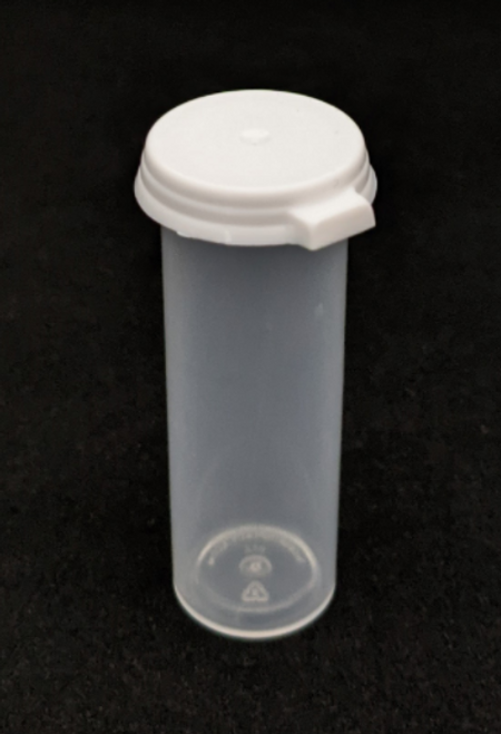 3 Dram Polypropylene Plastic Vial (.38 oz.) - 3UPP