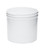12 oz White Plastic Jar REGULAR WALL  12-89-WPP