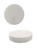 58 mm White Lids with Foam Liner