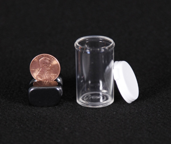 3.5 Dram Clear Plastic Vial