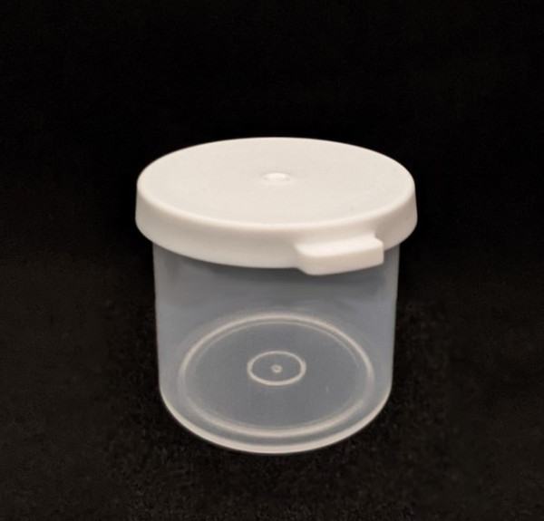 4 Dram (1/2 oz.) Natural Polypropylene Plastic Vial (1500/case) 4UPP
