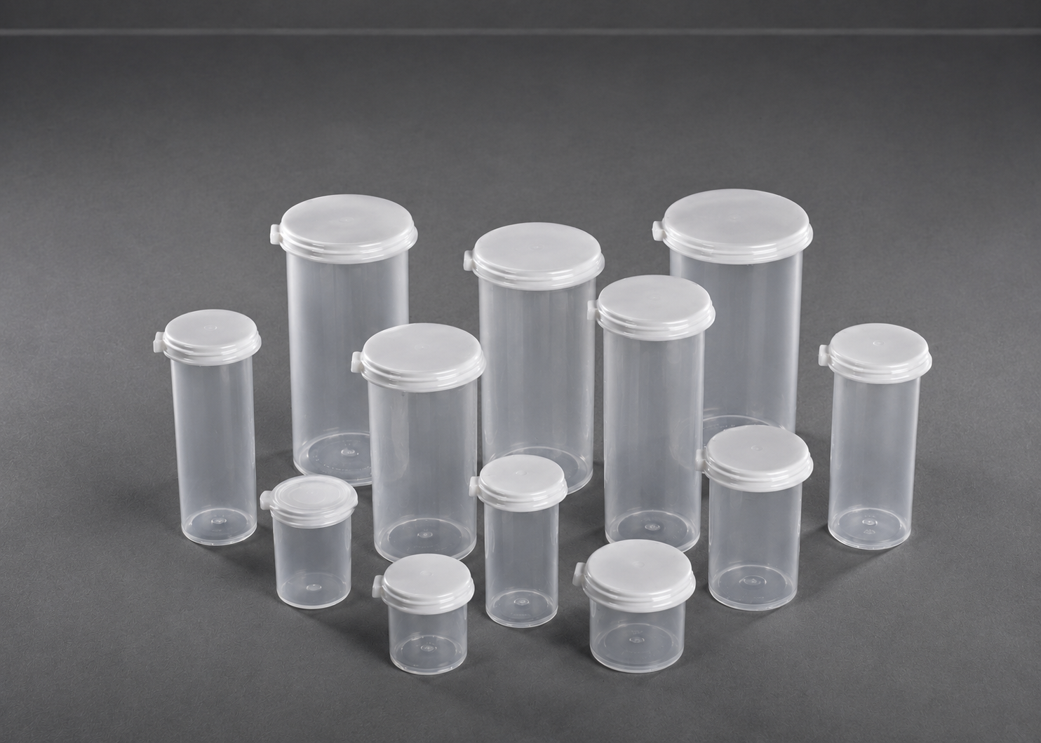 Polypropylene Snap Cap Plastic Vials by Thornton