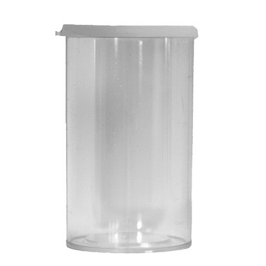 5oz (40 Dram) Plastic Container with Clear Lid - MOQ 250,000