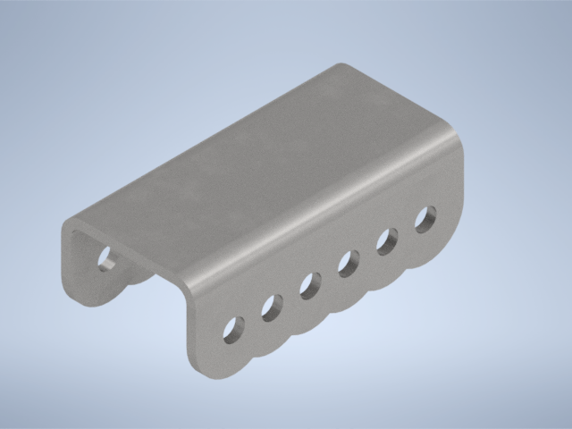 Universal WeldOn Spring Hanger Adjustable, 3" wide bushing x 9/16