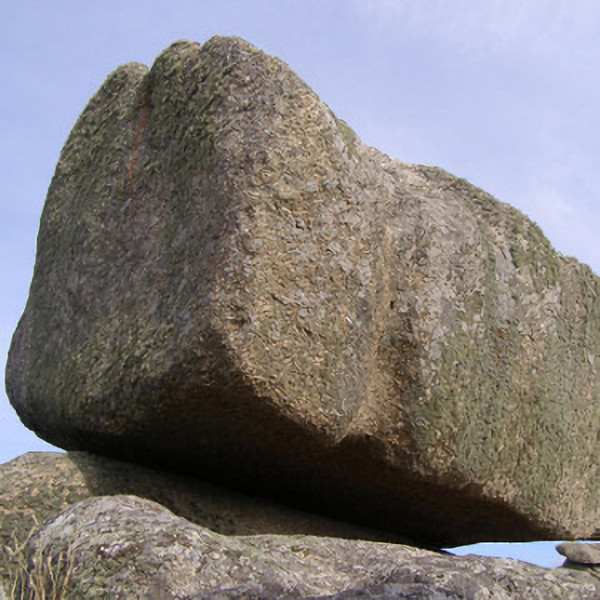 The real Logan Rock in Scotland