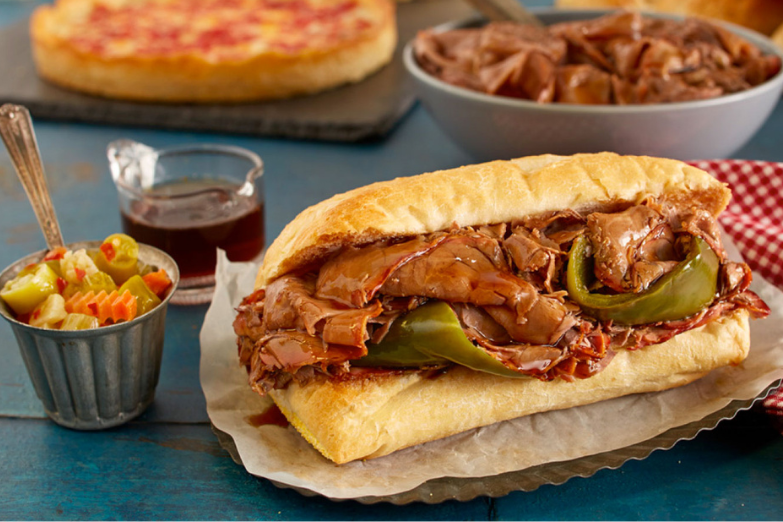 italian beef close up