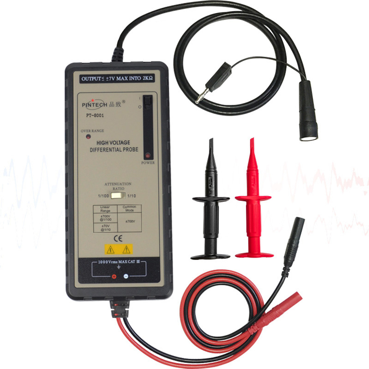 PT-8001 Differential Probe 1:10/100