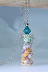 Blue Seashell necklace