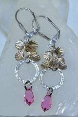 Rose Clamshell Earring - SOLD