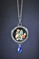 Sapphire Seashell Locket