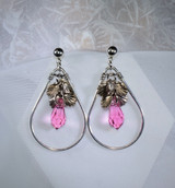 Swarovski pink crystal earrings
Pink earrings with clamshells
clamshell earrings
teardrop earrings
pink teardrop earrings
stainless steel teardrop earring
silver earrings teardrop