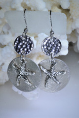 Starfish earrings silver
round starfish earring
silver disc earring with starfish
starfish earrings Bottled Ocean Treasures