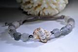 Triton shell bracelet Hawaii
frosted glass bracelet
Hawaii shells