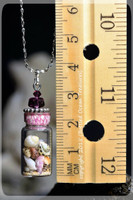 Stainless Steel Aquamarine Necklace