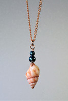 Rose Gold Necklace with Shell