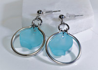 ocean earrings
Silver and blue earrings
blue wave earring
silver hoop earring
ocean earring
blue ocean earring