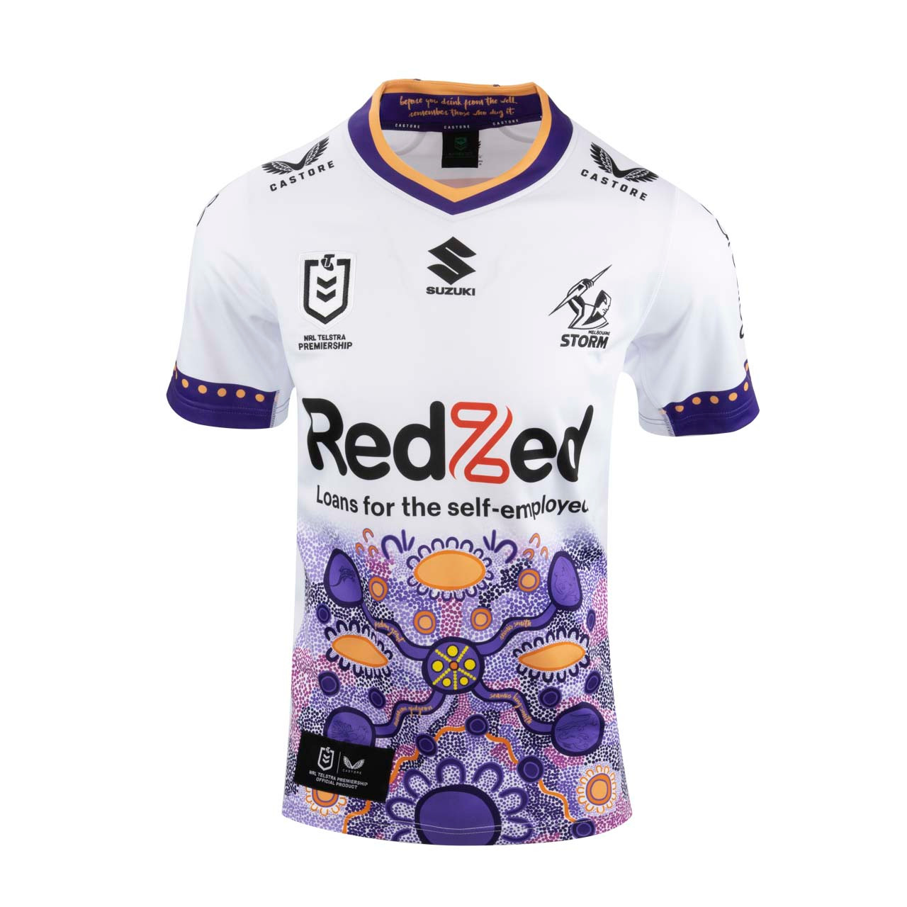 Harry Grant Melbourne Storm 2022 Signed ANZAC Round Match-Worn Jersey
