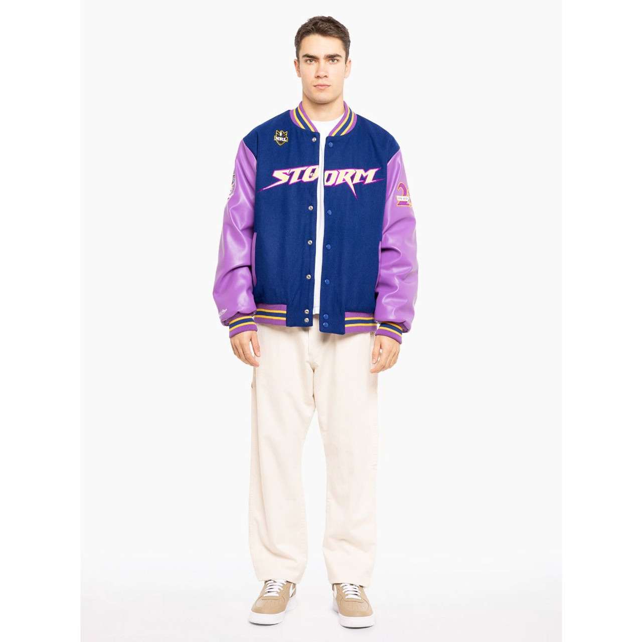 Purple Floral letterman Varsity Jacket – ROBERT ROBERTO