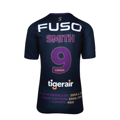 Melbourne Storm 2019 ISC Kids Cam Smith 400 Run Out Tee