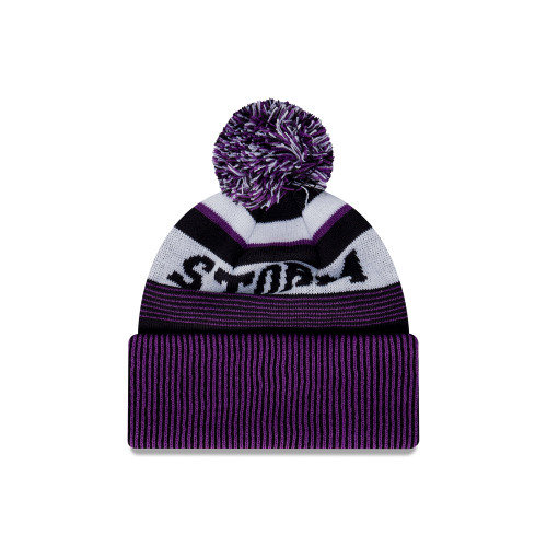 Melbourne Storm New Era Knit Team Stripe Beanie