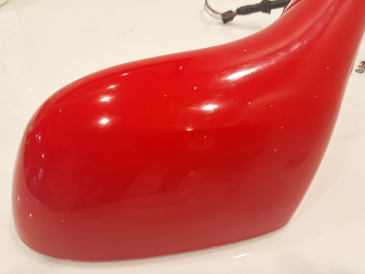 97-04 C5 Corvette Drivers LH Door Mirror w/ Memory torch red