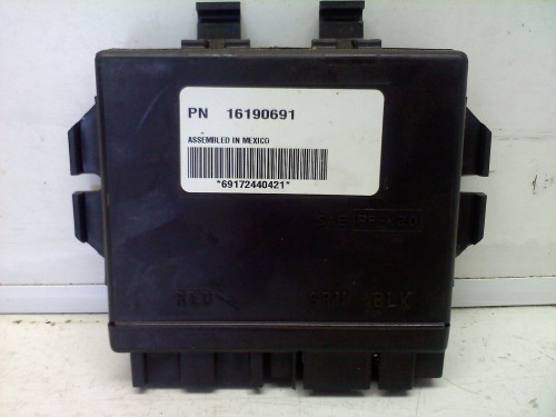 199704 Corvette C5 L DRIVER SEAT RELAY MODULE LH LEFT 16190691