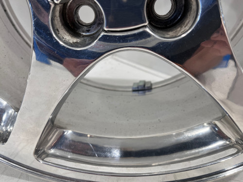 97-04 C5 Corvette Polished Thin 5 Spoke Wheel OEM FRONT 17x8.5 GM# 9593797