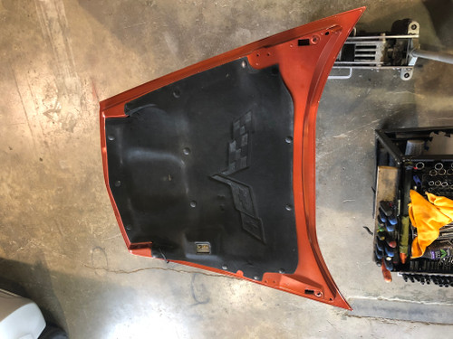 C6 Corvette Hood Orange